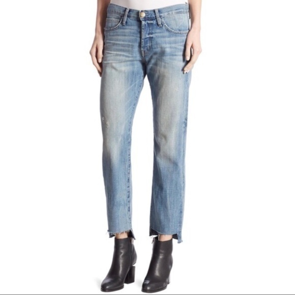 Current/Elliott Blue Boyfriend Jeans